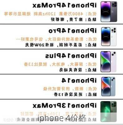 iphone 4价格