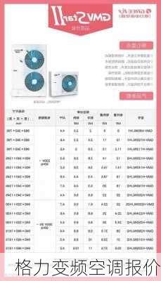 格力变频空调报价