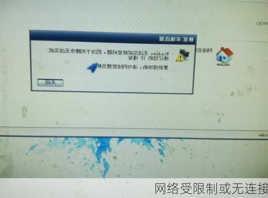 网络受限制或无连接