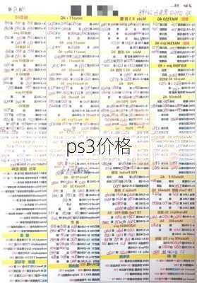 ps3价格