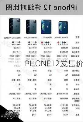 IPHONE12发售价