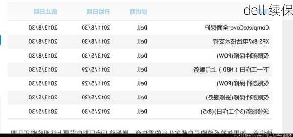 dell 续保