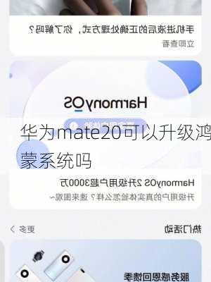 华为mate20可以升级鸿蒙系统吗