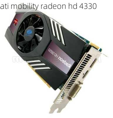 ati mobility radeon hd 4330