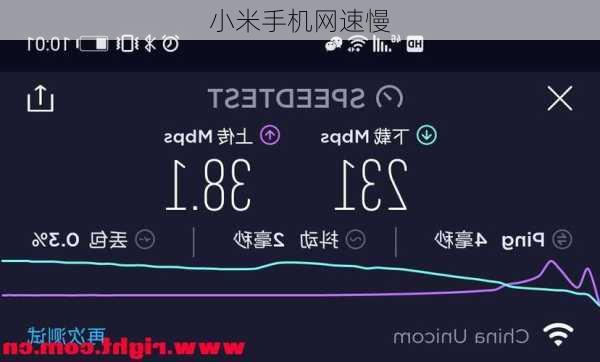 小米手机网速慢