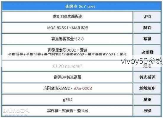 vivoy50参数