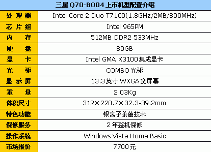 三星笔记本电脑报价大全