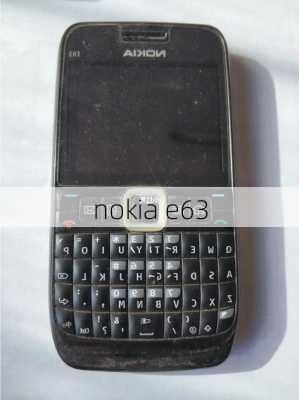 nokia e63