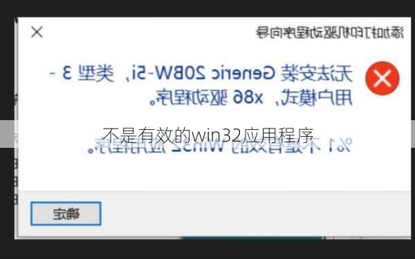 不是有效的win32应用程序