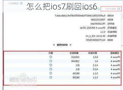 怎么把ios7刷回ios6