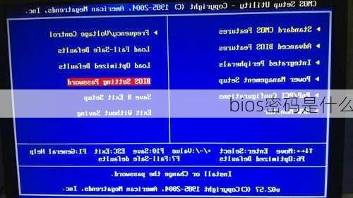 bios密码是什么