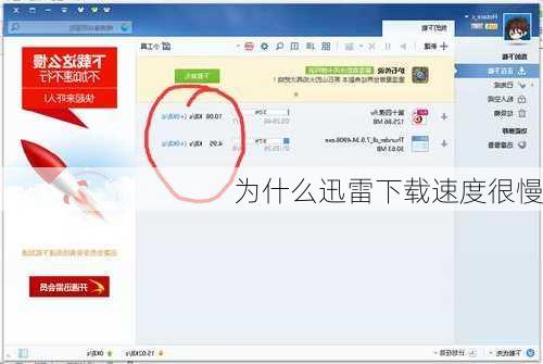 为什么迅雷下载速度很慢