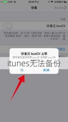 itunes无法备份