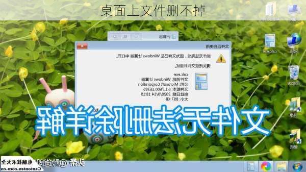 桌面上文件删不掉