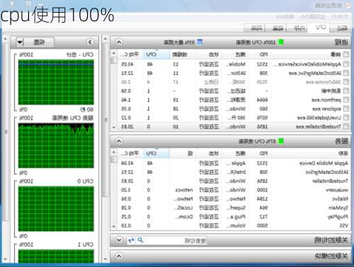 cpu使用100%