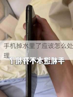 手机掉水里了应该怎么处理