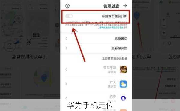 华为手机定位