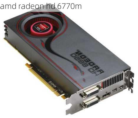 amd radeon hd 6770m