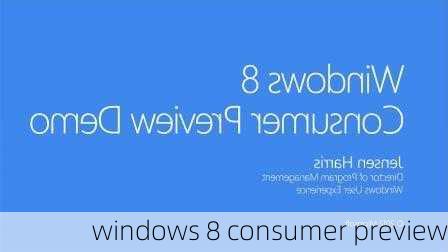 windows 8 consumer preview