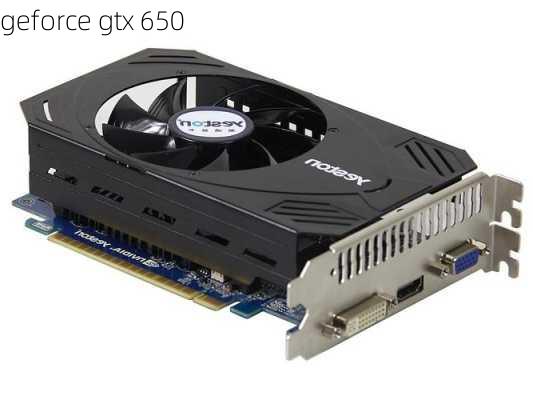 geforce gtx 650