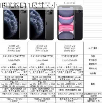 IPHONE11尺寸大小