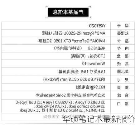 华硕笔记本最新报价