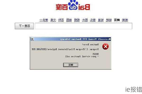 ie报错