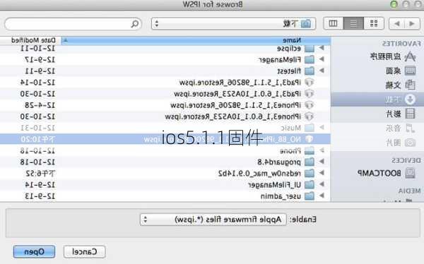 ios5.1.1固件