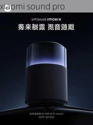 xiaomi sound pro