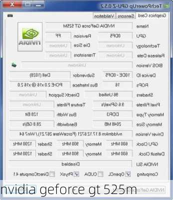 nvidia geforce gt 525m