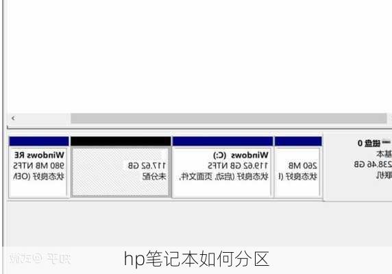 hp笔记本如何分区