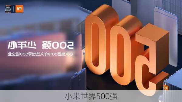 小米世界500强