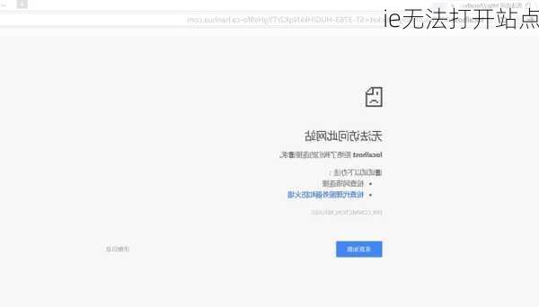 ie无法打开站点