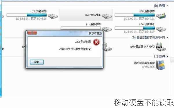 移动硬盘不能读取