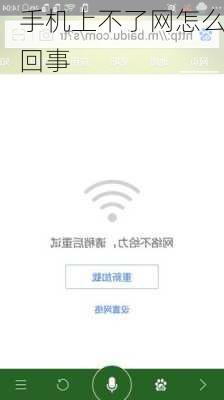 手机上不了网怎么回事