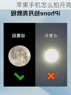 苹果手机怎么拍月亮