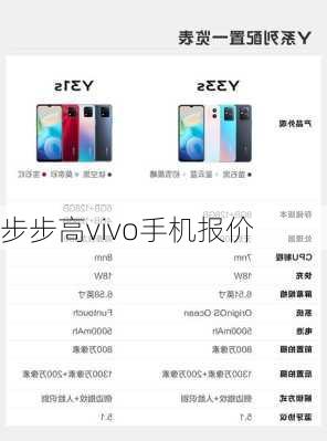步步高vivo手机报价