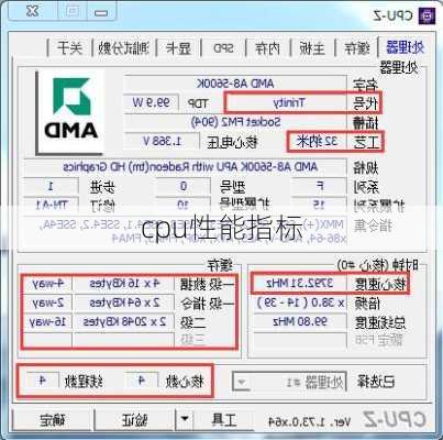 cpu性能指标