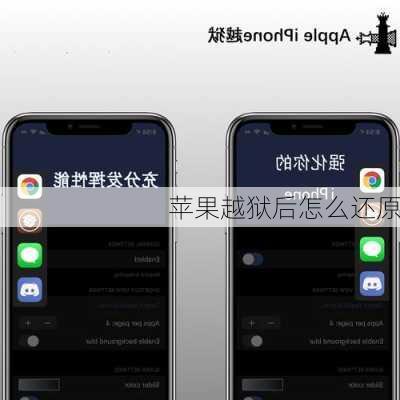 苹果越狱后怎么还原