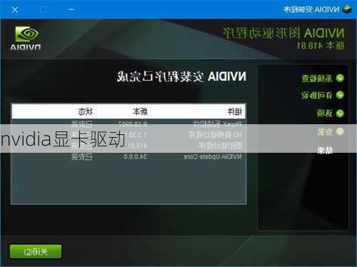 nvidia显卡驱动