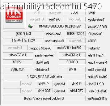 ati mobility radeon hd 5470