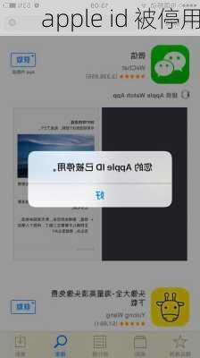 apple id 被停用