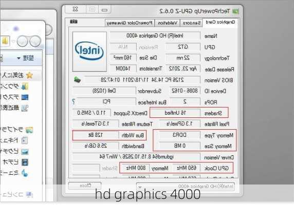 hd graphics 4000