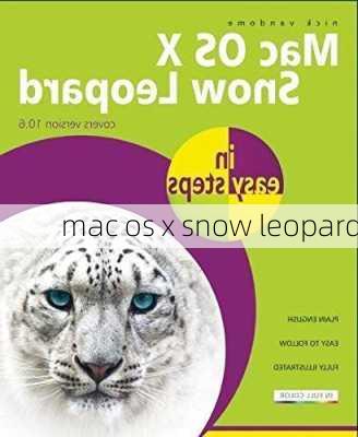 mac os x snow leopard